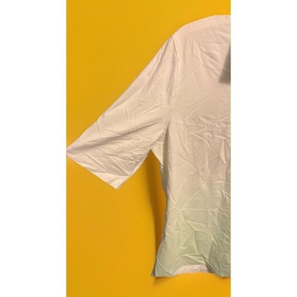 Under Armour‎ Women’s Large White to Teal Gradient Heat Gear Polo A108 - Picture 5 of 5